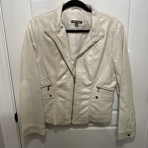 White Leather Jacket